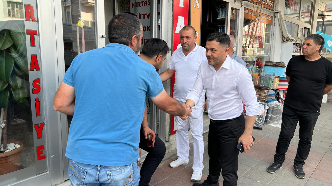 Başkan Adıgüzel’den Selim’de esnaf ziyareti