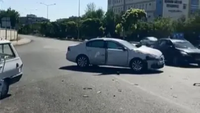 3 aracın karıştığı kazada 1 kişi yaralandı