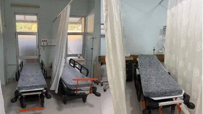 DEM'li vekilin eleştirisine hastaneden görüntülü yanıt