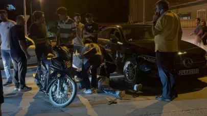Motosiklet kazası: 1 yaralı
