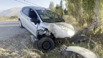 Trafik kazasında 2 kişi yaralandı