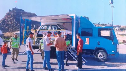 Emniyet kemerinin önemi simülasyonla anlatıldı