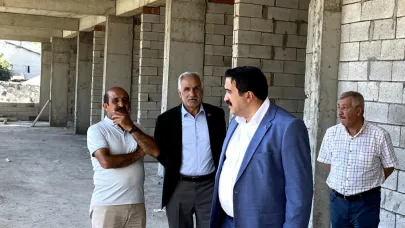 Sarıkamış Şehirlerarası Otobüs Terminali'nin inşaatı sürüyor