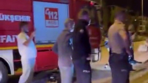 Aziziye’de trafik kazası: 1 yaralı