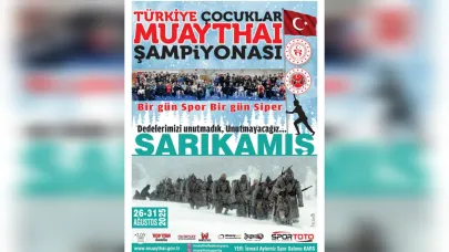 Türkiye Çocuklar Muaythai Şampiyonası Kars’ta başlıyor
