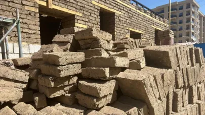 Kerpiç, kentin tarihi dokusunu yaşatıyor