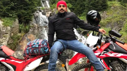 Motosiklet camiasının sevilen ismi son yolculuğuna uğurlandı