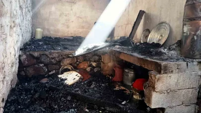 Aşkale’de korkutan yangın