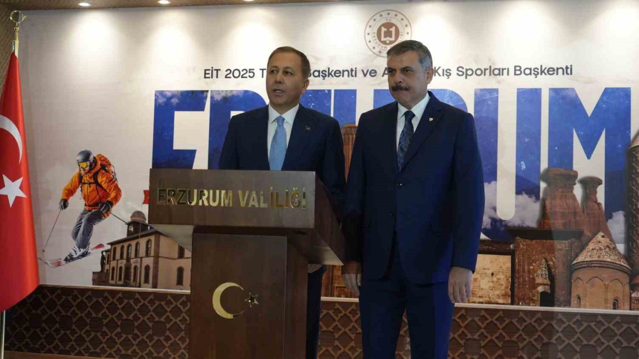 Bakan Yerlikaya Erzurum’da