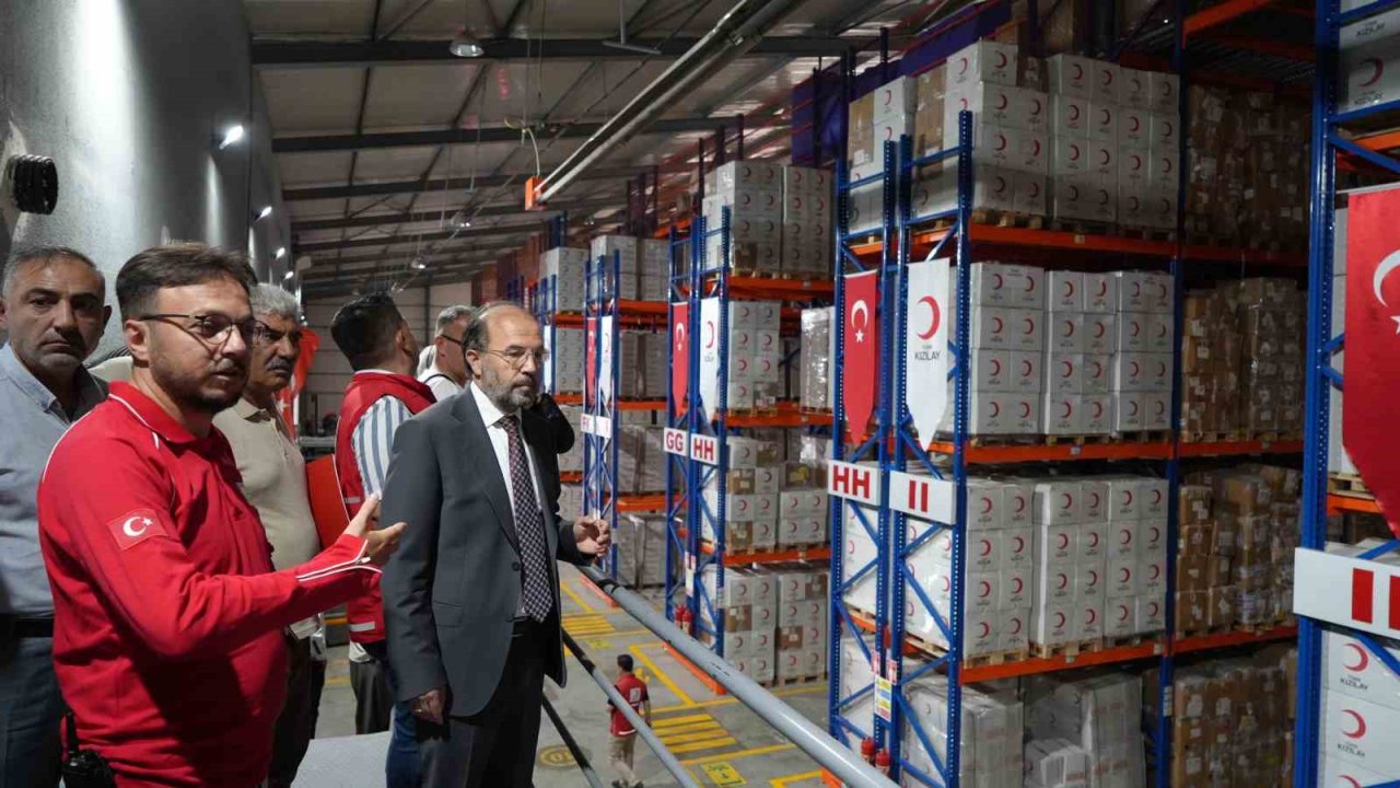 Gazze için binlerce ton gıda hazırlandı