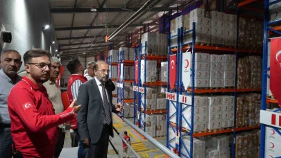 Gazze için binlerce ton gıda hazırlandı
