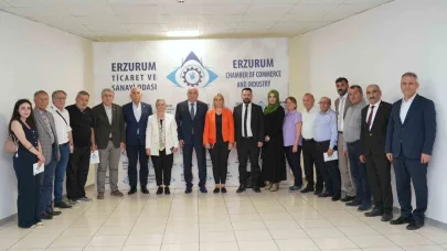 CHP heyeti ETSO Başkanı Saim Özakalın’ı ziyaret etti