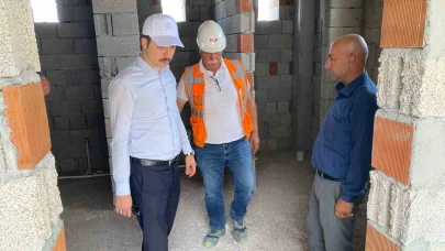 Digor’da Cami yapımı devam ediyor