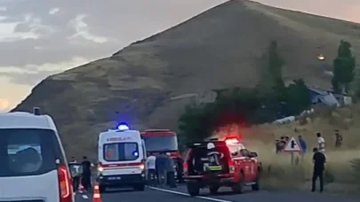 Erzurum’da otomobil takla attı: 1 ölü, 1 yaralı