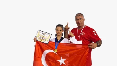 Kadriye Kurtoğlu’nun altın madalya kazandı