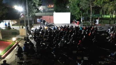 Kars’ta yükümlülere film gösterisi yapıldı