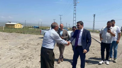 Kaymakam Akköz, KÖYDES çalışmalarını yerinde inceledi