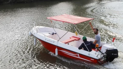 Kura Nehri’nde tekneler yeniden boy gösterdi