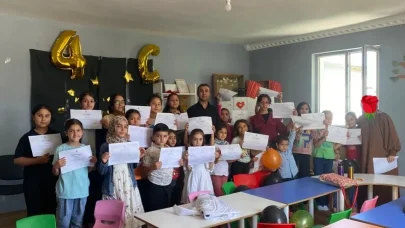 Diyadin'de minikler Kur’an-ı Kerim okumayı öğrendi