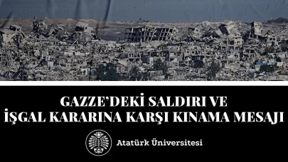 Rektör Prof. Dr. Hacımüftüoğlu Gazze’deki saldırı ve işgal kararına karşı kınama mesajı yayımladı