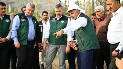 Vali Çiftçi, Sivridere Göleti çalışmalarını yerinde inceledi
