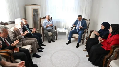 Vali Çiftçi’den şehit ailesine ziyaret