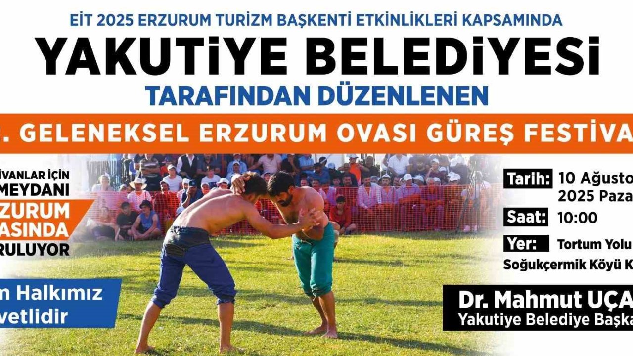 2. Geleneksel Erzurum Ovası Güreş Festivali’nde geri sayım