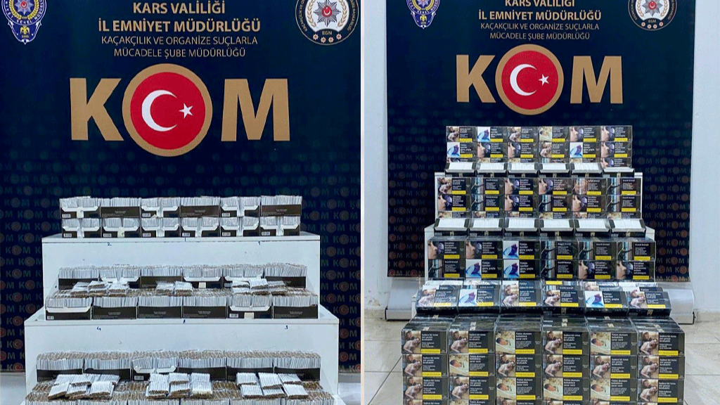 Kars’ta kaçak tütün operasyonu