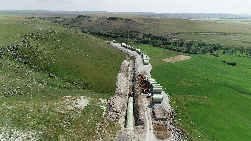 Kars'ta 475.780 dekar tarım arazisi sulama suyuna kavuşacak
