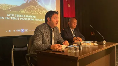Ağrı Şeker Fabrikası Müdürü Erdoğan, Malazgirt'te üreticilerle buluştu