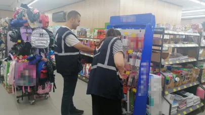 Kırtasiye ürünü satan işletmelerde denetim