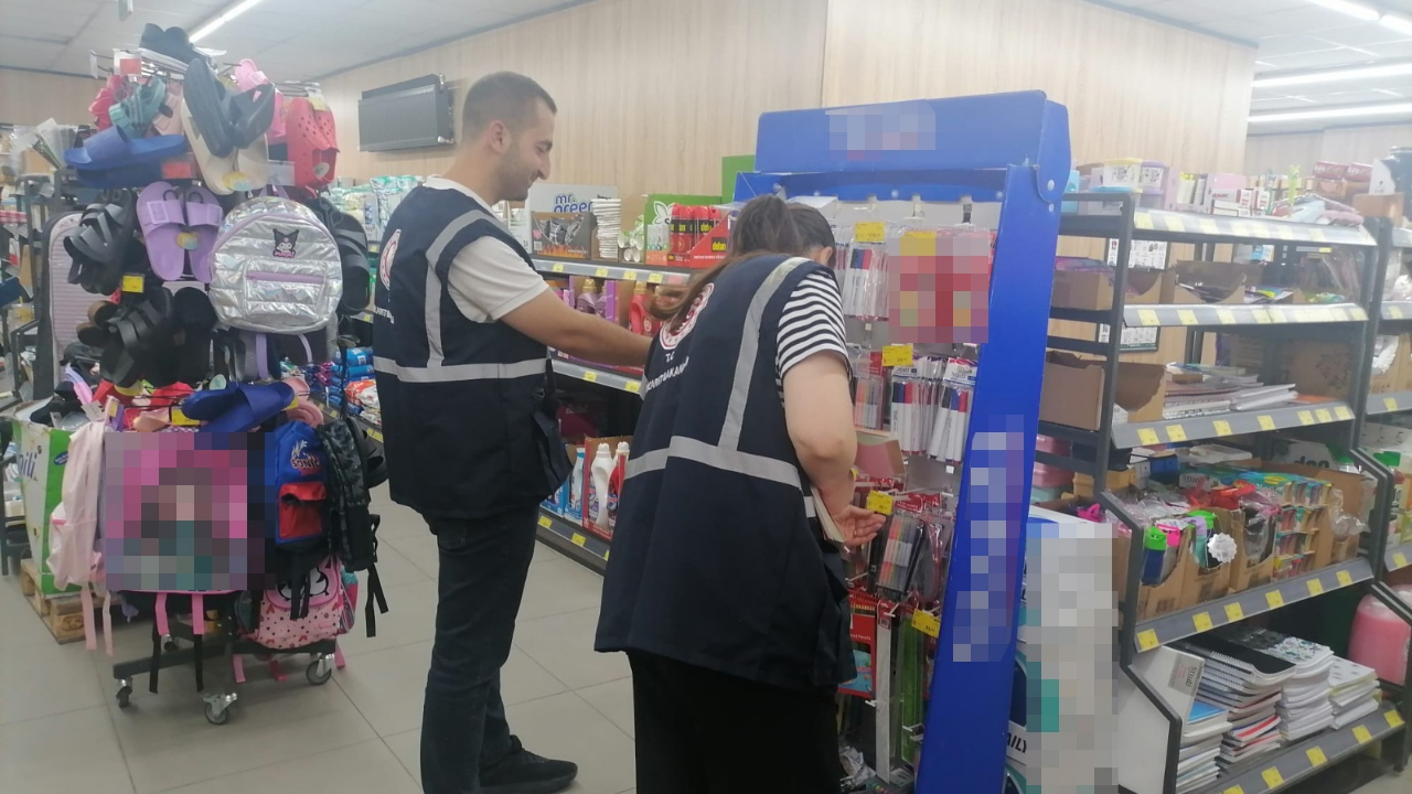 Kırtasiye ürünü satan işletmelerde denetim