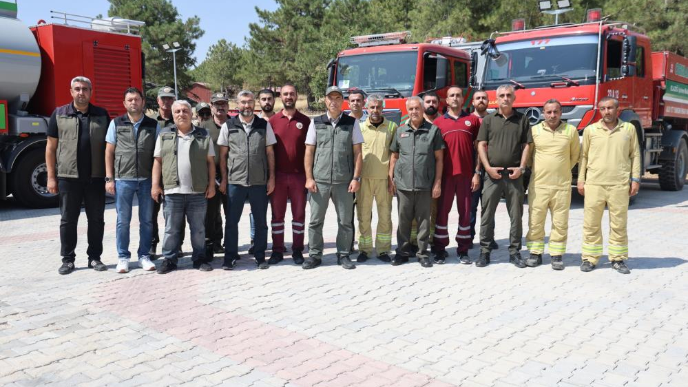 Yangınla mücadelede büyük başarı