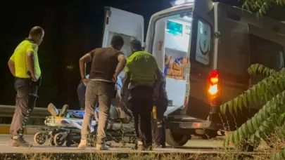 Alkollü sürücü şarampole uçtu