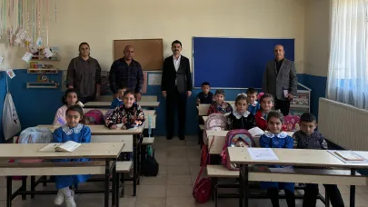 Kaymakam Tutal, okul ziyaretlerine devam ediyor