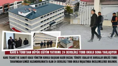 24 derslikli TOBB okulunda sona yaklaşıyor
