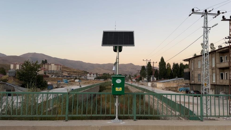 Taşkınlara karşı erken uyarı sistemi kuruldu