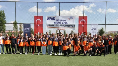 AFAD gönüllüleri gönüllerince eğlendi