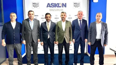 AK Parti İl Başkanı Küçükoğlu, Erzurum ASKON’u ziyaret etti