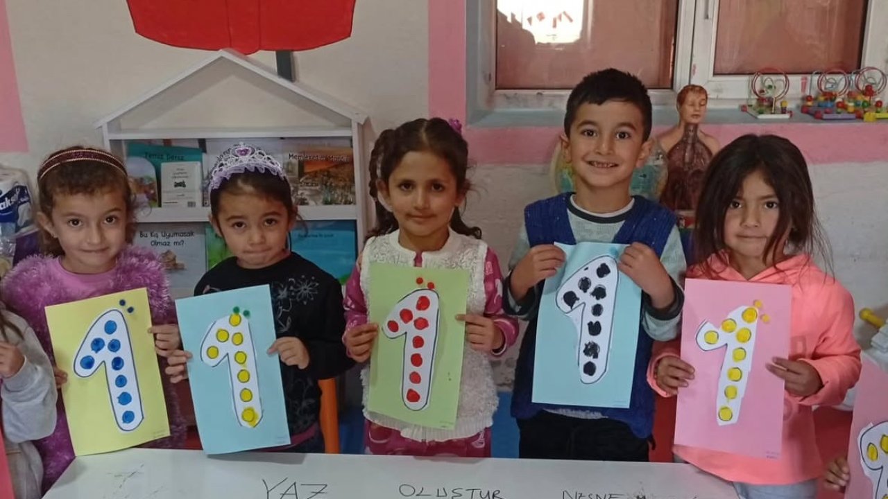 Minikler eğlenerek öğreniyor