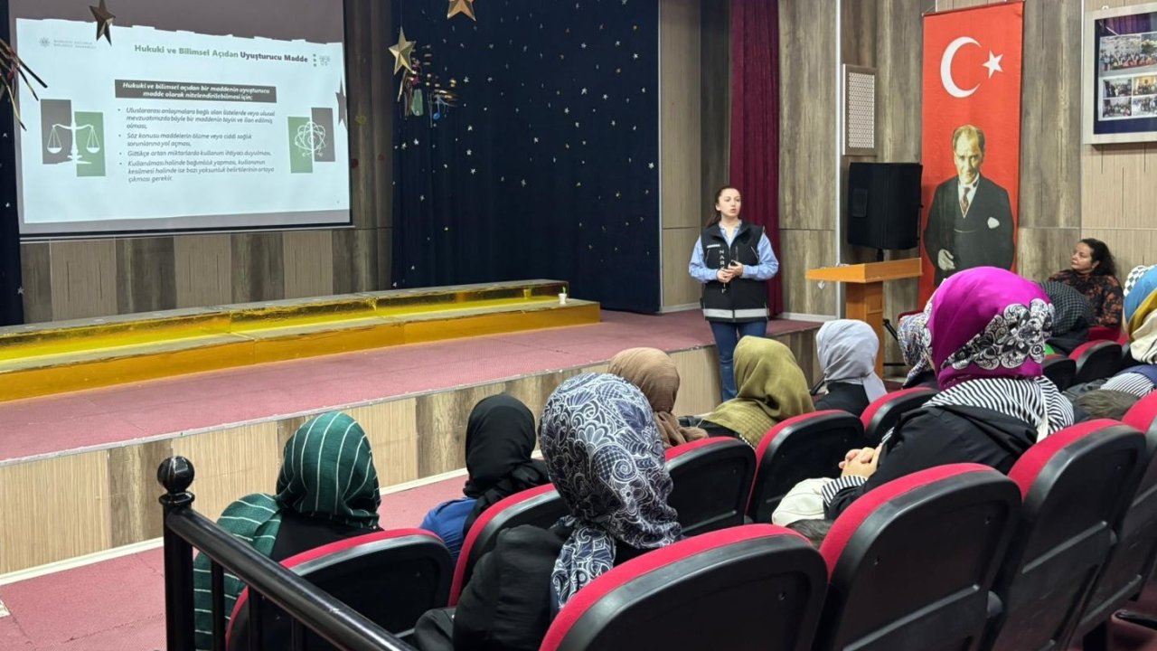 Ardahan’da anneler uyuşturucu konusunda bilgilendirildi