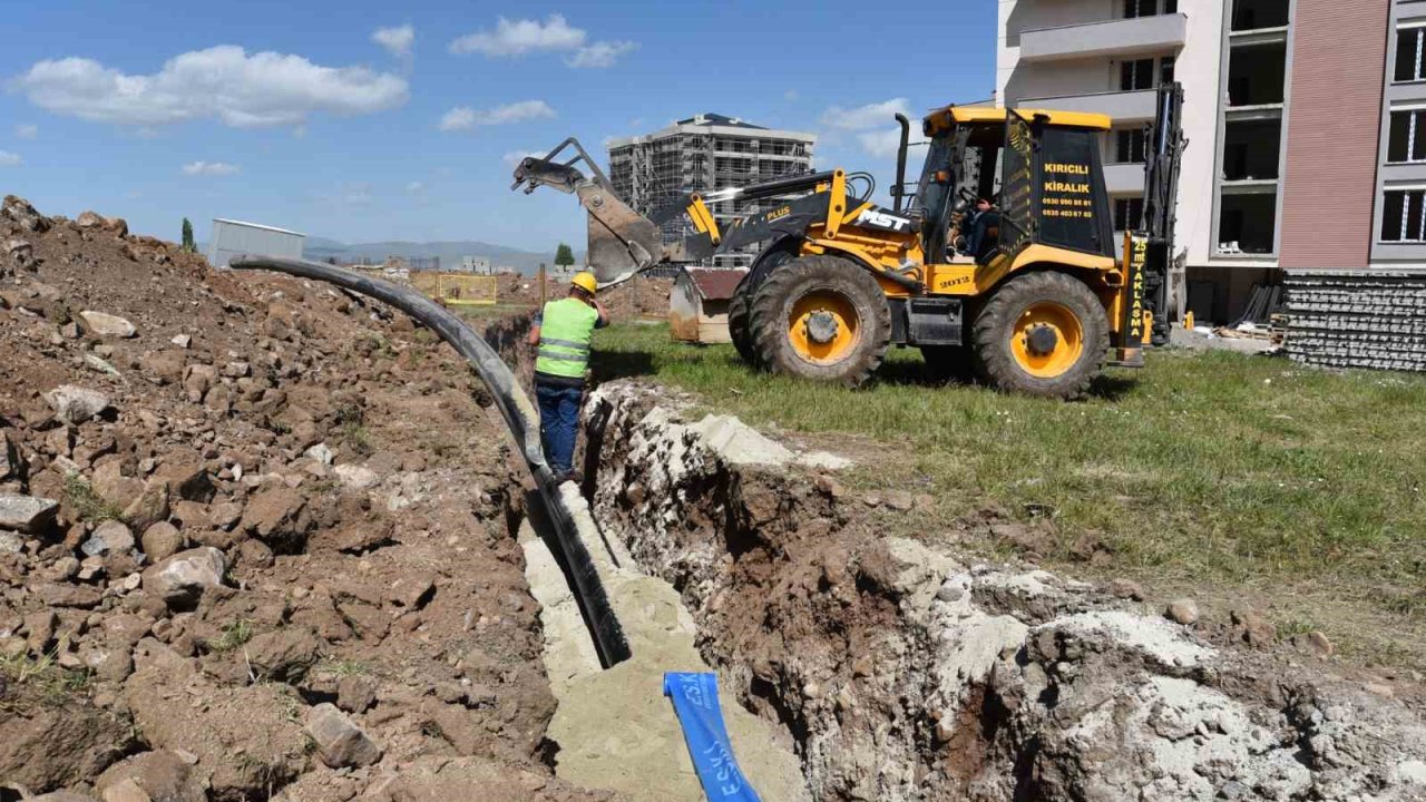 Erzurum'da altyapı çalışmaları sürüyor