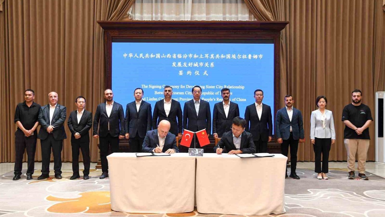 Erzurum ile Linfen kenti kardeş şehir oldu
