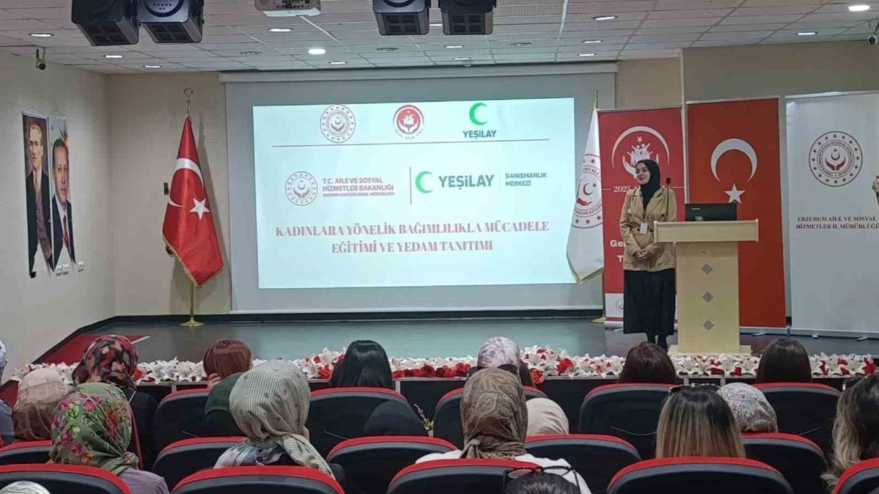 Kadına yönelik bağımlılıkla mücadele eğitimi düzenlendi