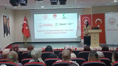 Kadına yönelik bağımlılıkla mücadele eğitimi düzenlendi
