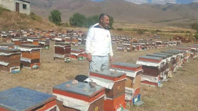 Erzurum’un Çat ilçesinde arıcıların ayı nöbeti