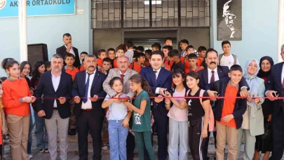 Köy okulu yenilendi