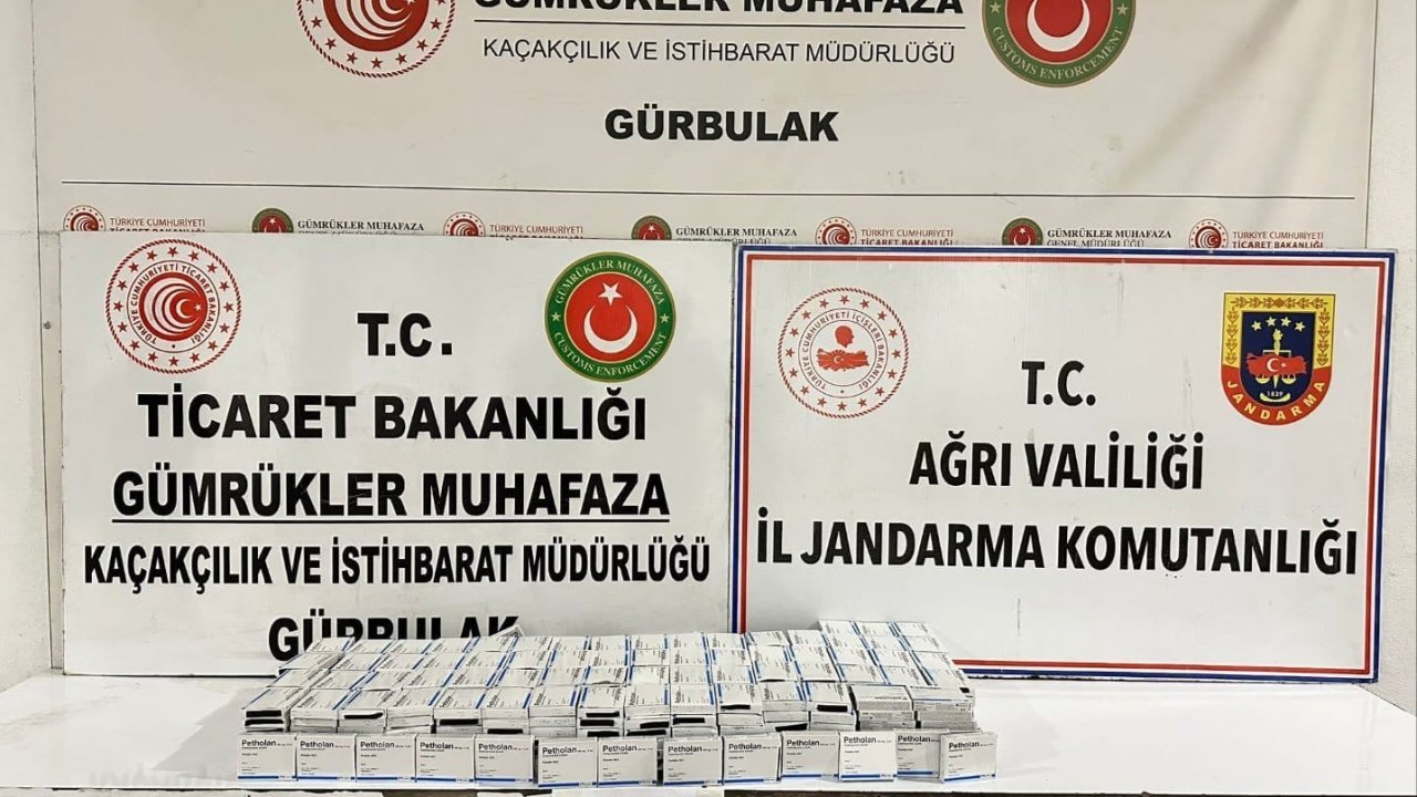 Gürbulak’ta 2 bin 450 adet uyuşturucu hap ele geçirildi