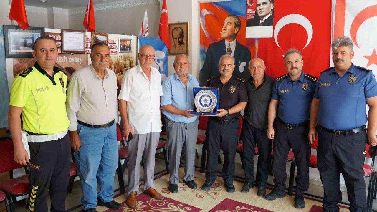 Emniyet Müdürü Niyazi Turgay, Kıbrıs Gazilerini ziyaret etti