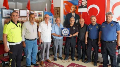 Emniyet Müdürü Niyazi Turgay, Kıbrıs Gazilerini ziyaret etti